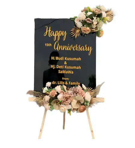 Papan Bunga Akrilik pungkur